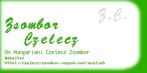 zsombor czelecz business card